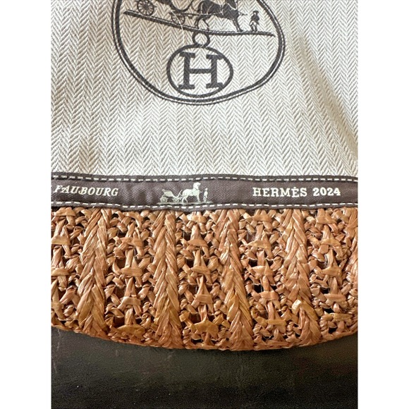 Upcycled Hermes Dustbag Drawstring Small Tote Bag Crossbody & Travel Perfu - Picture 5 of 16